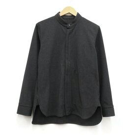 Milok　ZIP SHIRT ミロック　ジップシャツ / スタンドカラーシャツ M-163100　グレー　サイズ：44(S～M相当)【中古】【125 DM】【四日市 併売品】【125-231119-04VH】