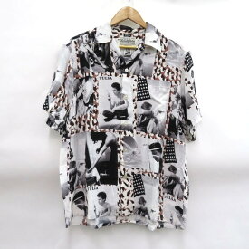 WACKO MARIA × LARRY CLARK ×STIELO　"TULSA" S/S HAWAIIAN SHIRT (TYPE-2) ワコマリア × ラリークラーク × スティーロー　タルサ ハワイアン 半袖 シャツ レオパード　サイズ：M【中古】【127 ルード】【四日市 併売品】【127-231207-03VH】