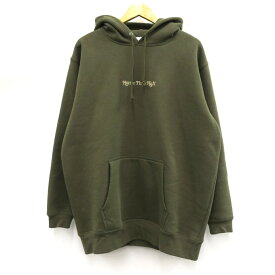 HTH / HOTTER THAN HELL　Heart logo hoodie ハートロゴ フーディー / プルオーバーパーカー HT1012　カーキ　サイズ：フリー【中古】【126 ストリート】【四日市 併売品】【126-240114-05VH】