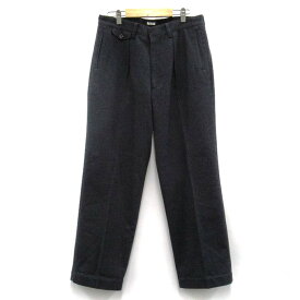 PHIGVEL MAKERS & Co.　WOOL ARMY TROUSERS フィグベルメーカーズ　ウール アーミー トラウザーズ PMAE-PT03　トップチャコール　サイズ：4（XL相当）【中古】【125 DM】【四日市 併売品】【125-240131-06USH】