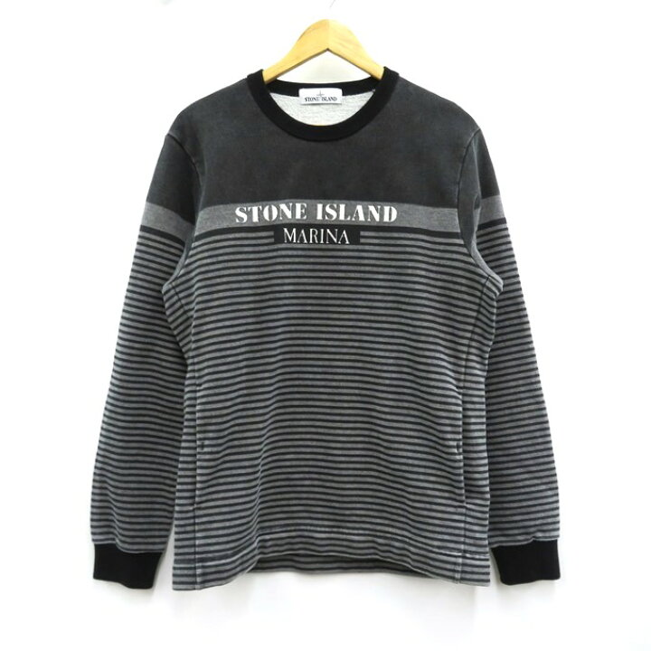 楽天市場】STONE ISLAND Marina Corrosion Print Crewneck Sweatshirt  