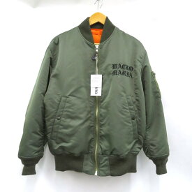 WACKO MARIA　MA-1 FLIGHT JACKET (TYPE-3) ワコマリア　フライトジャケット 22FW-WMO-ML17　カーキ　サイズ：S【中古】【127 ルード】【四日市 併売品】【127-240207-03VH】