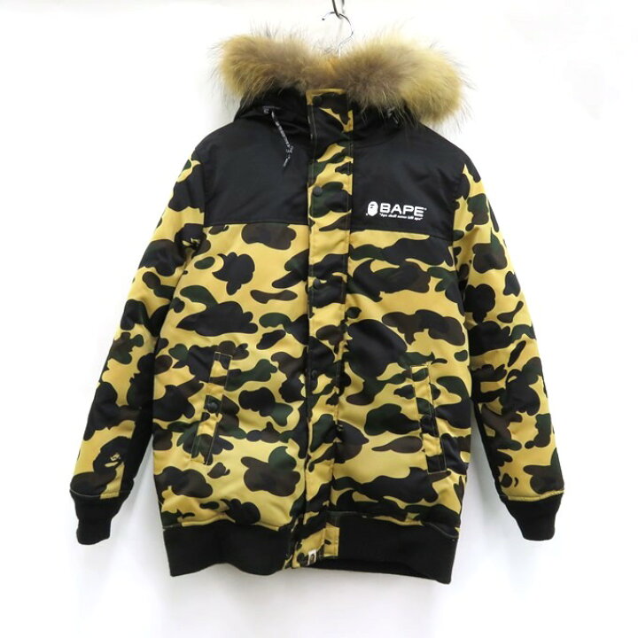 楽天市場】A BATHING APE （アベイシングエイプ） ダウンジャケット 