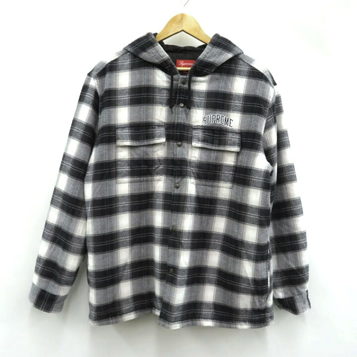 楽天市場】Supreme Quilted Hooded Plaid Shirt シュプリーム 裏地 