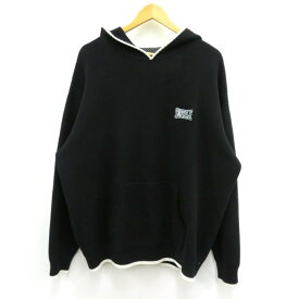 Supreme　2-Tone Hooded Sweater シュプリーム　フーデッド プルオーバーパーカー セーター / ニット ブラック　サイズ：XL【中古】【126 ストリート】【四日市 併売品】【126-240325-03VH】