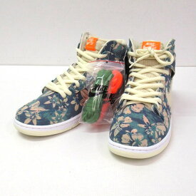 NIKE SB DUNK HIGH PRO QS "HAWAII" ナイキ スケートボーディング ダンク ハイ プロ クイックストライク "ハワイ" CZ2232-300　アクアマリン/ライト クリーム　サイズ：28cm【中古】【139 スニーカー】【四日市 併売品】【139-240315-05TH】