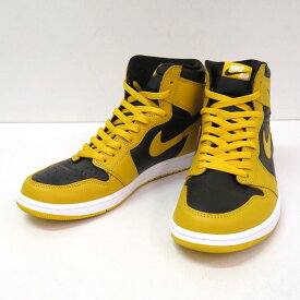 NIKE AIR JORDAN 1 RETRO HIGH OG ナイキ エア ジョーダン 1 レトロ ハイ オリジナル 555088-701　ポレン/ホワイト-ブラック　サイズ：28cm【中古】【139 スニーカー】【四日市 併売品】【139-240410-03MH】