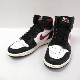 NIKE AIR JORDAN 1 RETRO HIGH OG ナイキ エアジョーダン 1 レトロ ハイ オリジナル 555088-061　ブラック/ジムレッド-ホワイト　サイズ：27.5cm【中古】【139 スニーカー】【四日市 併売品】【139-240524-03MH】