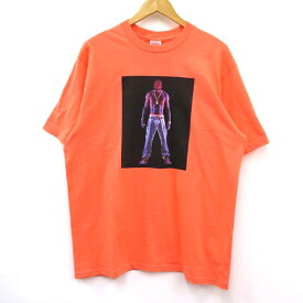 Supreme　Tupac Hologram S/S Tee シュプリーム　トゥーパック ホログラム 半袖 Tシャツ NEON ORANGE　サイズ：L【中古】【126 ストリート】【四日市 併売品】【126-240523-03VH】