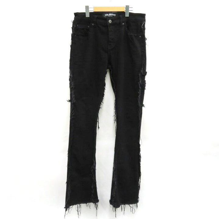 楽天市場】VALABASAS SKYLINE DENIM STACKED JEANS ヴァラバサス 