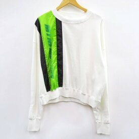 MYne（マイン） MYNE MOTORS スウェット 119220063　ホワイト　サイズ：M【中古】【125 DM】【四日市 併売品】【125-240630-05VH】