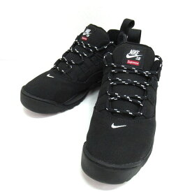 NIKE×SUPREME SB Darwin Low ナイキ×シュプリーム SB ダーウィン ロー FQ3000-001　ブラック/ホワイト　サイズ：27cm【中古】【139 スニーカー】【四日市 併売品】【139-240806-03SH】