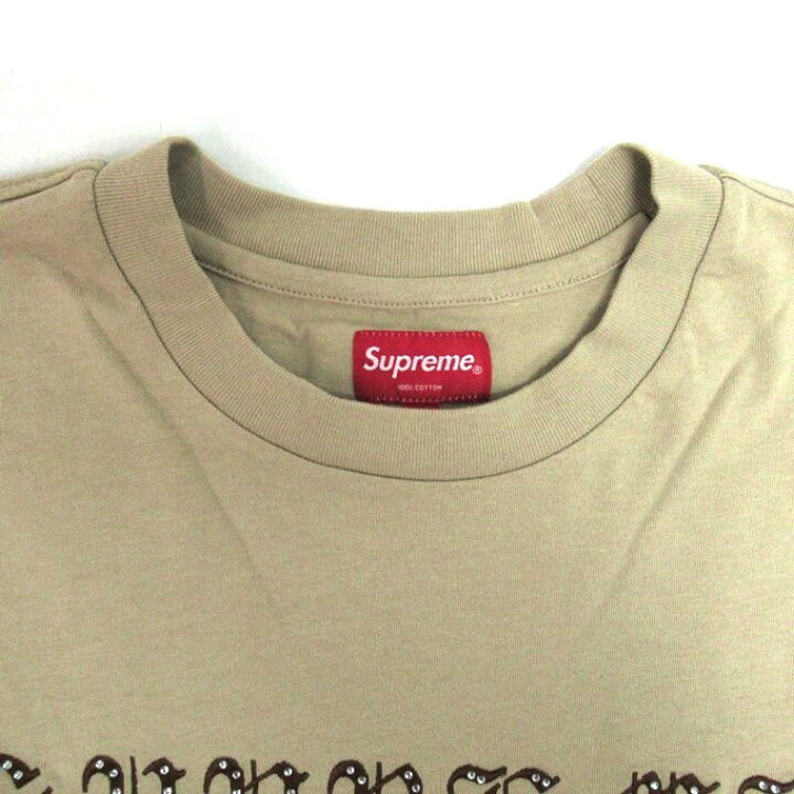 楽天市場】Supreme 21SS Old English Rhinestone S/S Top シュプリーム 