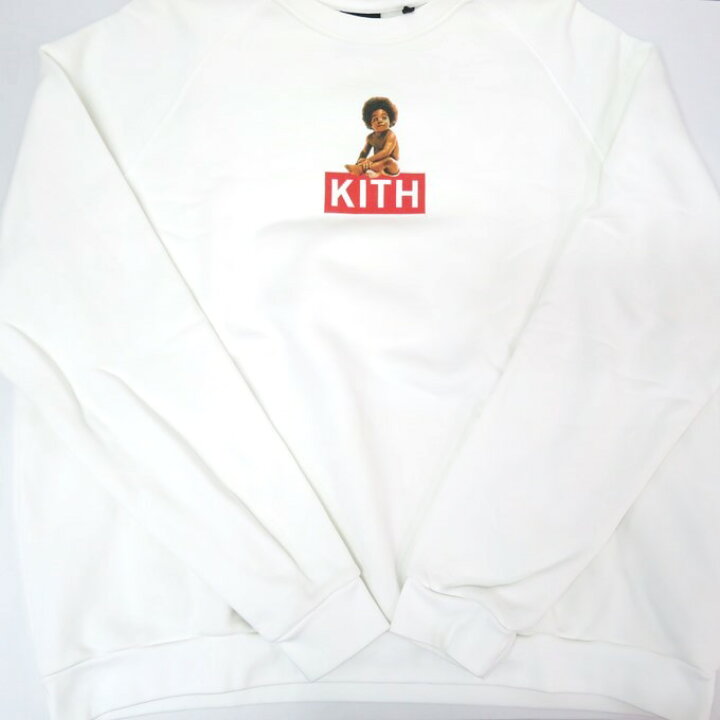 楽天市場】KITH × The Notorious B.I.G. Biggie Classic Logo Crewneck 