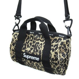 Supreme 23SS Mesh Mini Duffle Bag "Leopard" シュプリーム メッシュ ミニ ダッフルバッグ レオパード ベージュ/ブラック【中古】【137 カバン】【四日市 併売品】【137-241125-06SH】