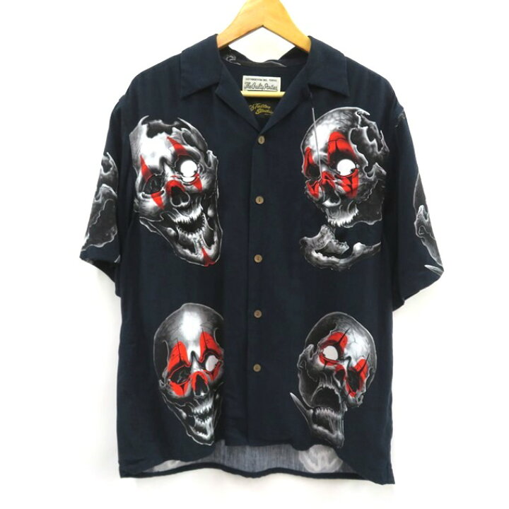 楽天市場】WACKO MARIA × 56 TATTOO STUDIO HAWAIIAN S/S SHIRT  