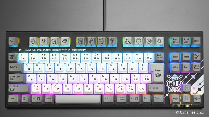 楽天市場】ウマ娘 プリティーダービー×REALFORCE GX1 Keyboard 