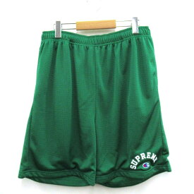 Supreme×Champion 24SS Mesh Short シュプリーム×チャンピオン　メッシュショーツ グリーン　サイズ：S【中古】【126 ストリート】【四日市 併売品】【126-250423-07SH】