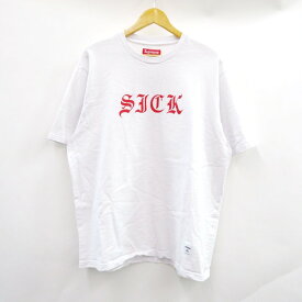 Supreme　24SS Sick S/S Top シュプリーム　半袖 Tシャツ ホワイト　サイズ：XL【中古】【126 ストリート】【四日市 併売品】【126-250429-03VH】