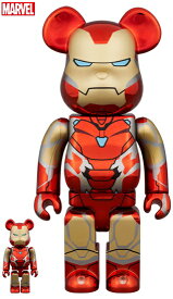 MEDICOM TOY/メディコムトイ BE@RBRICK/ベアブリック IRON MAN MARK85 CHROME Ver. 100％&400％【中古】【フィギュア・ブリスター】【四日市 併売品】【065-250731-03ZH】