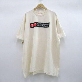 Supreme 25SS Zoo York Transit Tee シュプリーム ズーヨーク トランジットTシャツ ナチュラル　サイズ：XXL【中古】【126 ストリート】【四日市 併売品】【126-251006-06SH】
