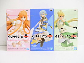 BANDAI/バンダイソードアート・オンライン アリシゼーションESPRESTO est -Dressy and motions-創世神ステイシア アスナ/太陽神ソルス シノン/地神テラリア リーファ3点セット【中古】【美少女フィギュア】【四日市 併売品】【064-250918-06ZH】