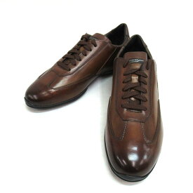 Santoni（サントーニ） AMGロゴ レースアップスニーカー 20955　ブラウン　サイズ：5 1/2（約24.5cm）【中古】【140 その他靴】【四日市 併売品】【140-251212-02SH】