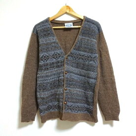 Jamieson's Wool Knit Cardigan ジャミーソンズ　ウールニットカーディガン ブラウン　サイズ：不明【中古】【128 アメカジ】【四日市 併売品】【128-251213-11YH】