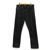 楽天市場】シュプリーム washed black slim jeanの通販