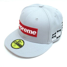 Supreme×New Era 25FW Bones Box Logo Cap シュプリーム×ニューエラ ボーンズ ボックスロゴ キャップ グレー　サイズ：7 3/8（58.7cm）【中古】【136 その他帽子】【四日市 併売品】【136-260428-04SH】