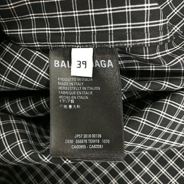 楽天市場】BALENCIAGA(バレンシアガ) 18年モデル 長袖 B.D バック 