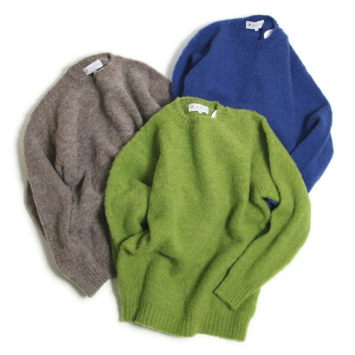 楽天市場】SHETLAND WOOLLEN CO (シェットランドウーレン)【CREW NECK 