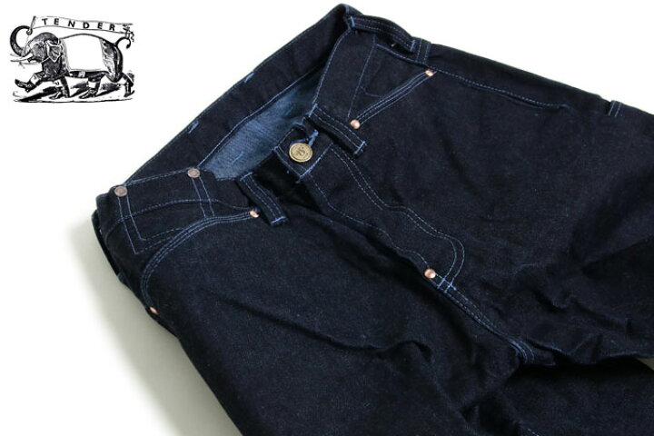 楽天市場】TENDER CO. (テンダー) [TYPE 132D WOAD ] WIDE JEANS WITH 