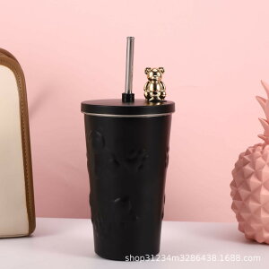 タンブラー ストロー付き ストロー付きタンブラー 保温 保冷 ステンレス 広口 ストロー洗浄ブラシ付き 真空断熱 600ml ふた付き 大容量 水筒 タンブラー おしゃれ 軽量