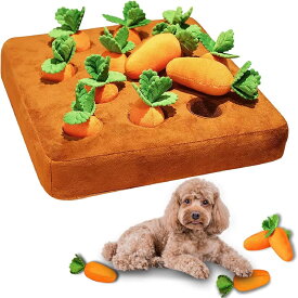 犬 おもちゃ ペット用品 知育玩具 犬 にんじん ノーズワークマット おやつ隠し 訓練毛布 餌入れ いぬ用品 犬嗅ぎパッド 分離不安 嗅覚訓練 噛む ストレス解消 食べ過ぎる運動不足 家の破壊防止対策