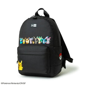 【新品】ニューエラ ポケモンコラボ Youth ライトパック 18L Pokémon ピカチュウ イーブイフレンズ ブラック リュック バックパック NEW ERA Pikachu