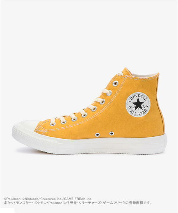 新品 コンバース ポケモン コラボ スニーカー オールスターライトポケモンHI イーブイ 靴 ベージュ Pokemon converse ALL STAR LIGHT Eievui Eevee fox4store店