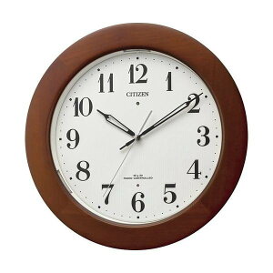 掛け時計 電波時計 リズム時計 RHYTHM 暗所自動点灯ライト 4MYA35-006 リズム時計 RHYTHM リズム時計工業