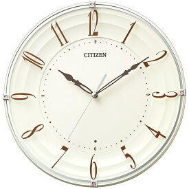 掛け時計 壁掛け時計 電波時計 連続秒針 クリスタル飾り リズム時計 RHYTHM 8MY556-006 リズム時計 RHYTHM リズム時計工業