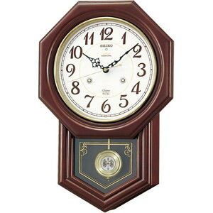 掛け時計 壁掛け時計 電波時計 セイコー SEIKO クロック チャイム ストライク ツインパ RQ205B