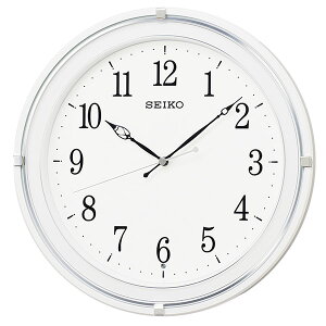 掛け時計 壁掛け時計 電波時計 セイコー SEIKO クロック 白い壁に調和する 清涼感ある デザイン クロック KX231W