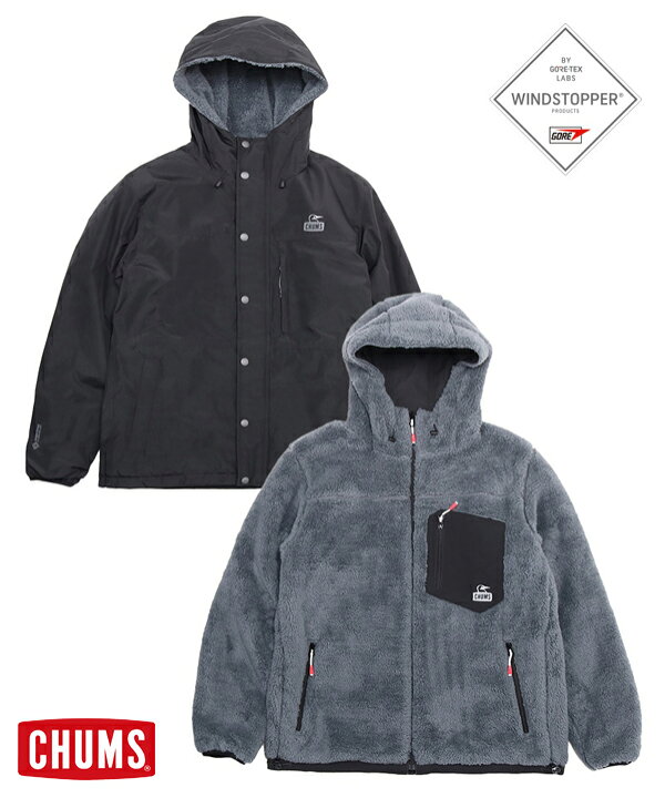 楽天市場】【CHUMS】Elmo Gore-Tex WINDSTOPPER Reversible Hoodie 