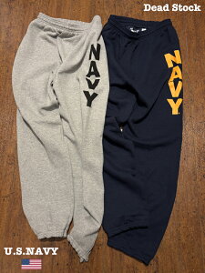 �yU.S. NAVY�z�A�����J�C�R Sweat Pants /Dead Stock/NAVY PRIDE/�l�C�r�[�v���C�h/�f�b�h�X�g�b�N/�X�E�F�b�g�p���c/�~���^���[/�A�[�~�[/USA/US�A�[�~�[/�A�����J�R/�R�p��/military/army/�ČR/�g���[�j���O
