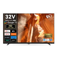 FPD スマートテレビ チューナー搭載 32V型 720P Google TV ネット動画対応 スマートテレビ HDR10対応 Dol…