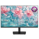 PCモニター 液晶ディスプレイ 24インチ VA FHD 1080P フルHD 非光沢ディスプレイ（100Hz/VGA/HDMI1.4 ブルーライト軽…