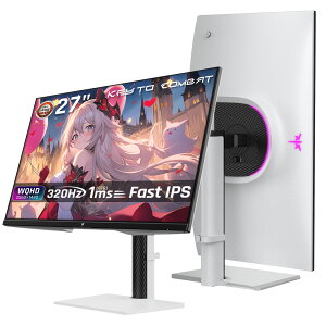 y15OFFN[|{P2%ҌIzQ[~Oj^ zCg WQHD (2560x1440) 27C` 300Hz(OC 320Hz) Fast IPS (1ms/144%sRGB/450cd/m2) /FreeSync & G-SyncΉ/HDMI×2 DP×2 PS5/XboxΉ u[Cg 3Nۏ KTC H27E6