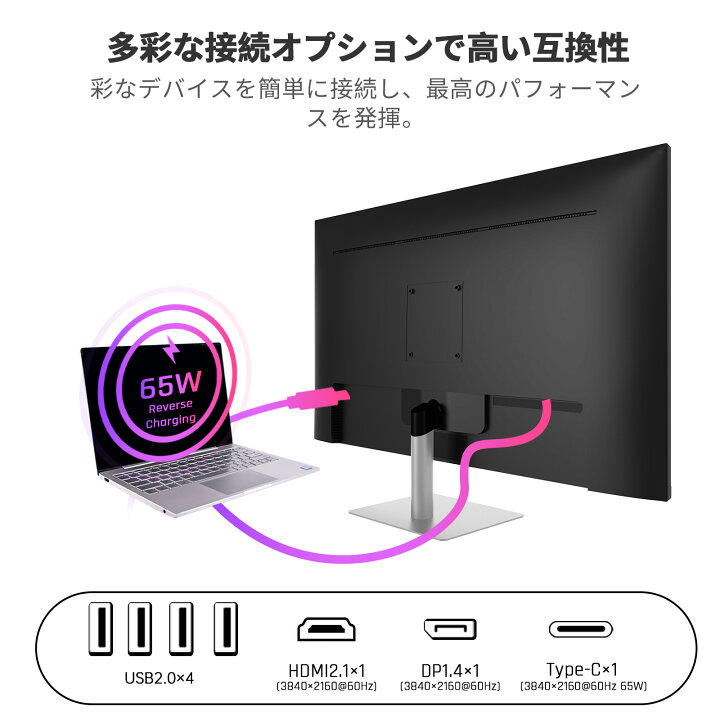 楽天市場】スマートモニター 32インチ 4K UHD 3840 * 2160P Google TV 