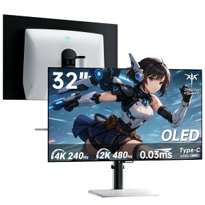y}\聚20OFFN[|Iz4K UHD L@ELQ[~Oj^[ 32C` IPS OLED fA[h(3840×2160@240Hz(FHD 480Hz) 0.03msx) DisplayHDR True Black 400/1500000:1RgXg/sRGB 137%/ KVM 