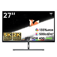 液晶ディスプレイ 5K(5120x2880)解像度 モニター 27インチ 液晶モニター IPSパネル 500 cd/m² HDR 400 2…