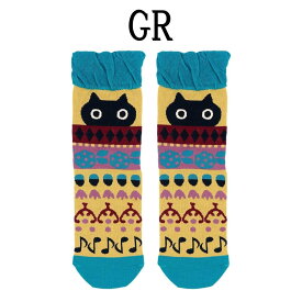 【SALE20％OFF】ワコール wacoal マタノアツコ ATSUKO MATANO HQY012 靴下 ソックス 女性用 猫 22-24cm 日本製